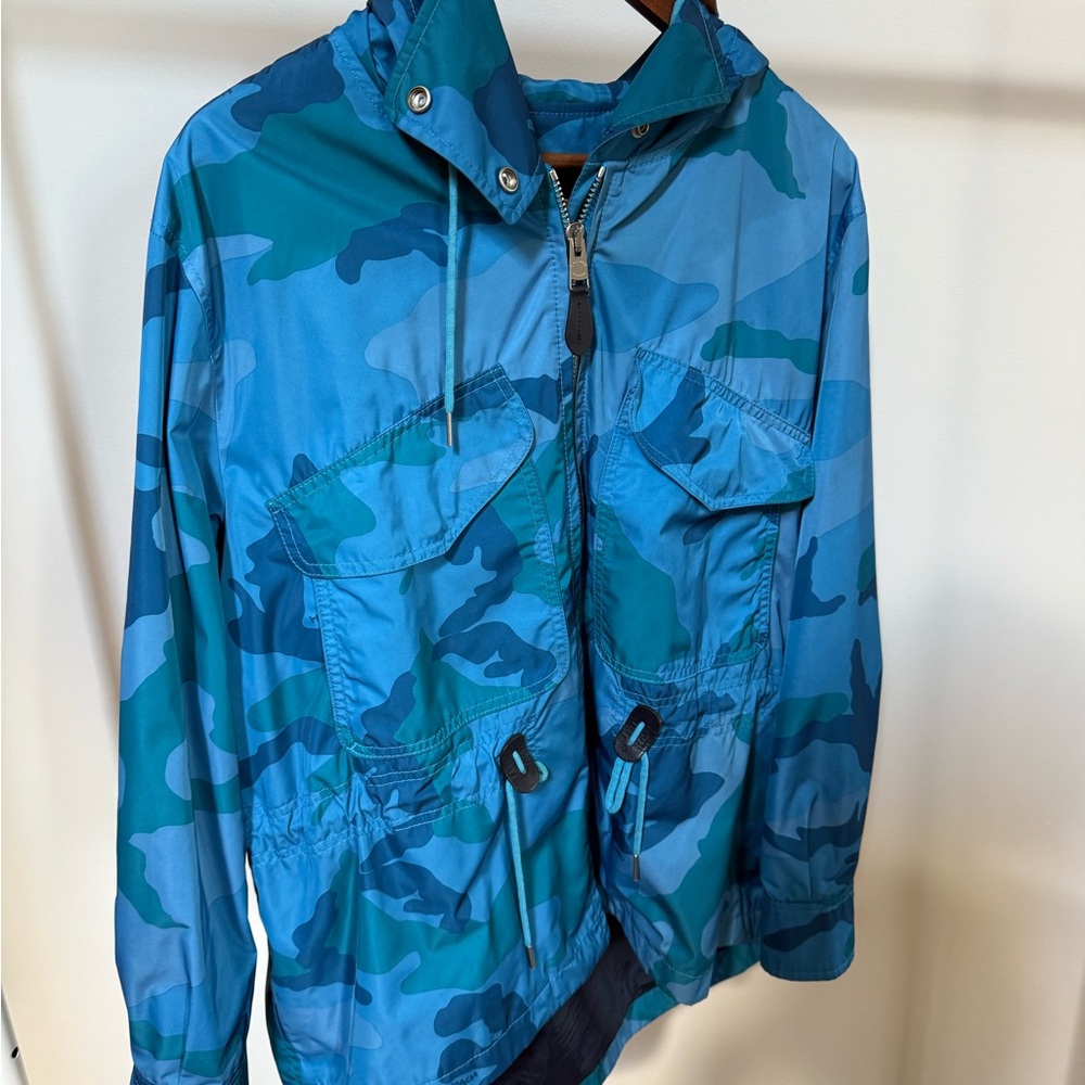 Coach Blue Camouflage Jacket